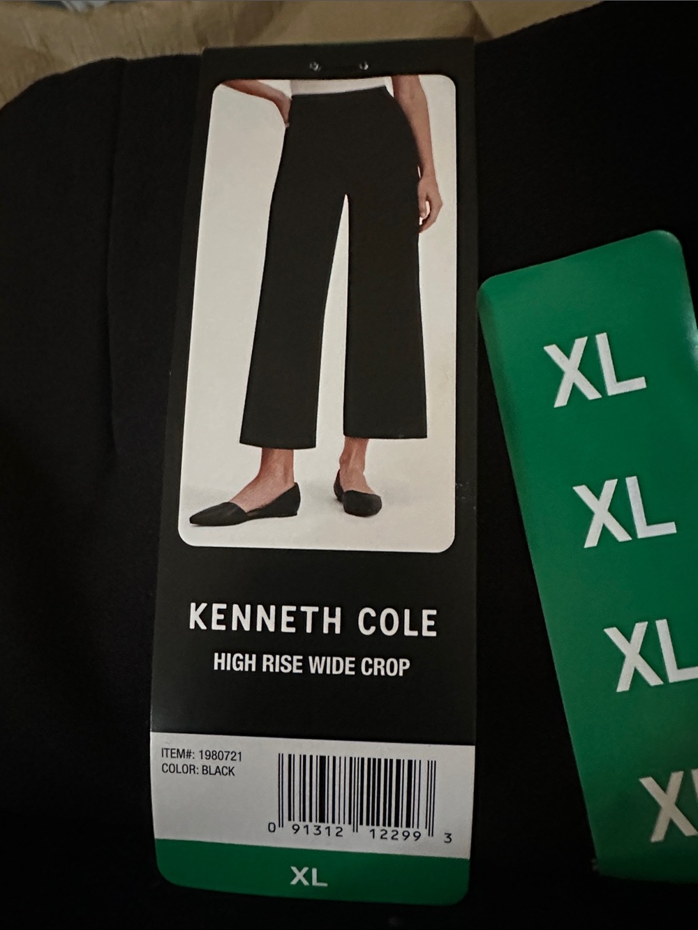 NWT Kenneth Cole Women's Wide Leg Crop Pant XL